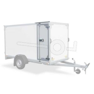 Zijdeur vanaf 180cm tot 220cm hoogte voor Twins gesloten bakwagen standaard 60cm breed (doorgang 57cm) in overleg eventueel max. 10cm breder te maken (afhankelijk van de uitvoering)