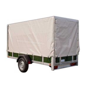 Complete huif van 150 cm hoog voor een Twins Trailers aanhangwagen 257 x 157 cm