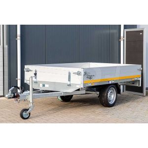 Eduard plateauwagen 2514-3-PB30-135-63, afmeting 250x145cm, laadvloerhoogte 63cm en bruto laadvermogen 1350kg.