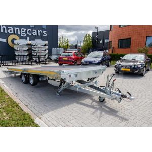 Eduard kantelbare autoambulance 506x200cm 3000kg laadvloerhoogte 63cm met gekantelde laadbak