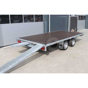 Eduard multitransporter zonder borden 406x180cm bruto laadvermogen 2000kg laadvloerhoogte 63cm