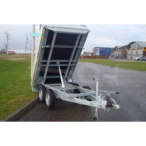 Eduard achterwaartse kipper handmatige bediening 310x160cm 750kg ongeremd