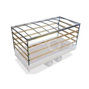 Huifstellage voor Eduard aanhangwagen 260x180, 180cm hoogte vanaf laadvloer (alleen frame)