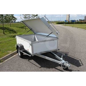 Verhuur bagagewagen, bakafmeting 200x132x60 (lxbxh),, extra dag ((vanaf 2 weken huur mogelijk)