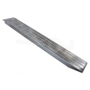 Aluminium oprijplaat Metalmec M120S/3/20 met aluminium loopvlak 200x36cm draagvermogen 6600kg