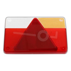 Achterlichtglas rechts, voor Powertrailer/Aj.Ba serie 40 (achteruitrijlamp)