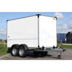 Humbaur tandemas gesloten aanhangwagen 304x151x180cm 2000kg