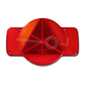 Achterlichtglas links, Humbaur horizontaal