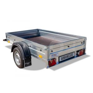 Blyss Maxx B aanhangwagen 204x121, bruto 750kg (630 netto), metalen borden, banden 13", enkelas ongeremd
