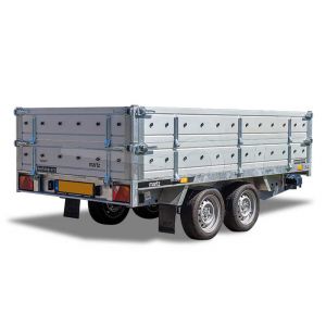 Opzetborden aluminium set 30cm (extra hoogte), bakmaat 305x153, voor Martz kipper