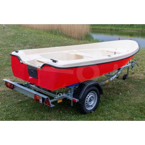 Polyester boot IZI-Line 360 ivoor / rood