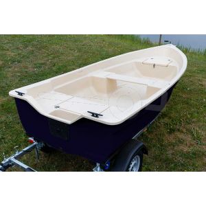 Polyester boot IZI-Line 390 ivoor / blauw