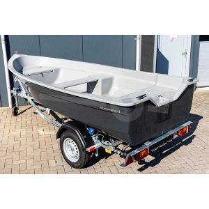 Polyester boot IZI-Line 390 zilvergrijs / zwartgrijs