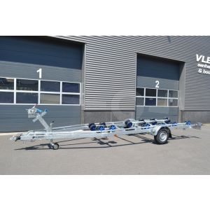 Vlemmix Flex-Roll boottrailer, 700x220cm (lxb), bruto 1800kg (netto 1370kg), enkelas geremd