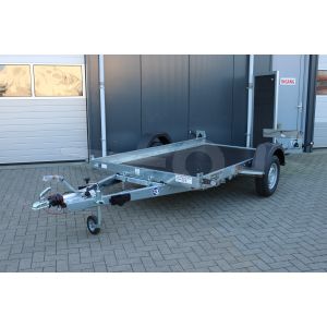 Transporter voor kleine voertuigen Martz Unilader C330 1.3t, kantelbaar, laadvloer 330x184cm, Bruto 1300kg ( 977kg netto), Enkelas geremd, Banden 165/R13C