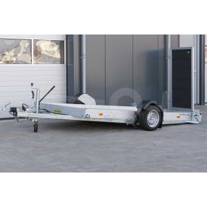 Humbaur hydraulisch zakbare transporter HKT 153117 S, 310x176cm, bruto laadvermogen 1500kg, met elektrische bediening op de dissel