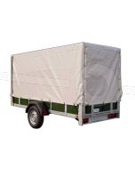 Complete huif van 150 cm hoog voor een Twins Trailers aanhangwagen 257 x 157 cm