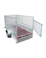 Loofrekken 225x132 (lxb bak) 75cm hoog, voor Twins Trailers bakwagen