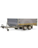 Opzetborden set 30cm (extra hoogte), bakmaat 260x150, voor Eduard plateauwagen, kipper of multitransporter