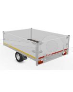 Opzetborden set 30cm (extra hoogte), bakmaat 260x180, voor Eduard plateauwagen of multitransporter