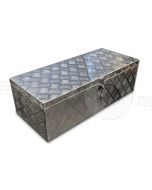 Aluminium materiaalkist 76x33x24,5cm met slot zonder handvatten