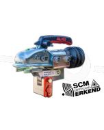 DoubleLock disselslot AK351, SCM goedgekeurd, geschikt voor geremde trailers van 3.500kg met een AL-KO koppeling voorzien van twee horizontaal geplaatste M16 bouten.