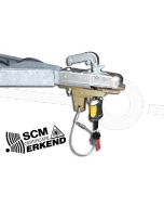 DoubleLock A60 disselslot voor ongeremde aanhangers.  SCM goedgekeurd.