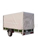 Huif compleet, voor VDM bakwagen, 220x130x150, grijs, ongemonteerd