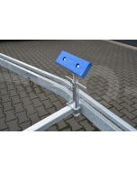 Verstelbare kimsteun van polyurethaan voor Vlemmix boottrailer