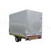 Standaard huifdoek 2615-Z-STD-16-7500 voor Eduard plateauwagen, multitransporter of kipper met een laadbak van 260x150cm. Hoogte 160cm hoog vanaf de laadvloer. Kleur van het huifdoek is 7500 grijs.  Onderdeelnummer 2615-Z-STD-16-7500.