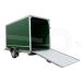 Optionele achterklep 125x125cm in plaats van twee achterdeuren Power Trailer gesloten aanhangwagen