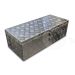 Aluminium materiaalkist 76x33x24,5cm met slot zonder handvatten