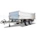 Aluminium opzetborden 35cm hoog voor Humbaur HTK 3-zijdige kipper met bakmaat 267x150cm.