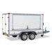 Gesloten bakwagen optie powertrailer zijklep GEKA-serie met slot en gasveren vanaf 250cm tot 307cm (L) en 188cm (H)