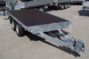 Eduard vlakke plateauwagen zonder laadborden 310x160cm laadvloerhoogte 72cm bruto laadvermogen 2000kg