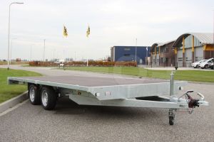 Eduard plateauwagen zonder borden 506x200cm 2700kg tandemas 56cm laadvloerhoogte