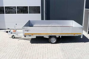 Eduard enkelas multitransporter met 40cm borden 310x160cm 1500kg lvh 56cm