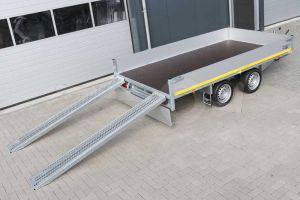 Eduard multitransporter tandemas 330x180cm 2700kg laadvloerhoogte 63cm