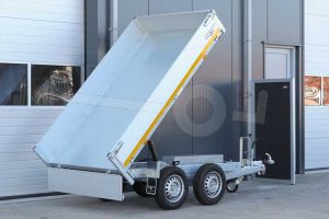 Achterwaartse kipper Eduard 260x150cm handmatig 2000kg