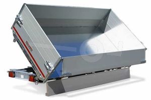 Opzetborden set 40cm (extra hoogte) bovenscharnierend 260x150, voor Eduard plateauwagen, kipper of multitransporter