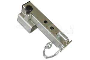 Verstel- en kantelbare steunpoot voor Eduard plateauwagen, multitransporter, autotransporter of kipper.