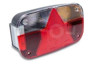 Achterlicht unit Asp&ouml;ck multipoint III 5 polig rechts.