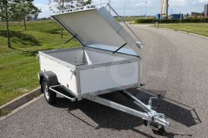 Verhuur bagagewagen, bakafmeting 200x132x60 (lxbxh) voor een week
