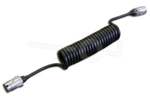 Spiraalkabel 1 tot 5 mtr. 7p universeel