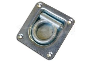 Sjoroog voor in de bodemplaat. 105x105mm. met veer