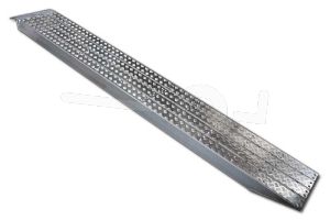 Aluminium oprijplaat Metalmec M120S/4/20 met aluminium loopvlak 200x48cm draagvermogen 8750kg