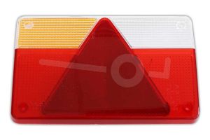Achterlichtglas links, voor Powertrailer/Aj.Ba serie 40 (mistlamp)