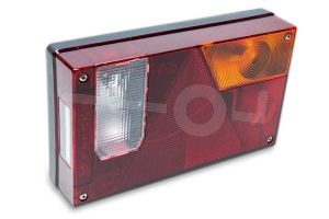 Achterlicht unit Multipoint I, rechts, met achteruitrijlamp, 5-polig