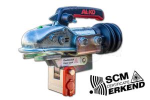 Disselslot DoubleLock Type AK301, SCM goedgekeurd, voor AL-KO 3.000kg 2x horizontaal M12