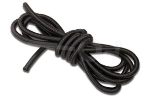 Elastische kabel zwart &Oslash;8 per meter